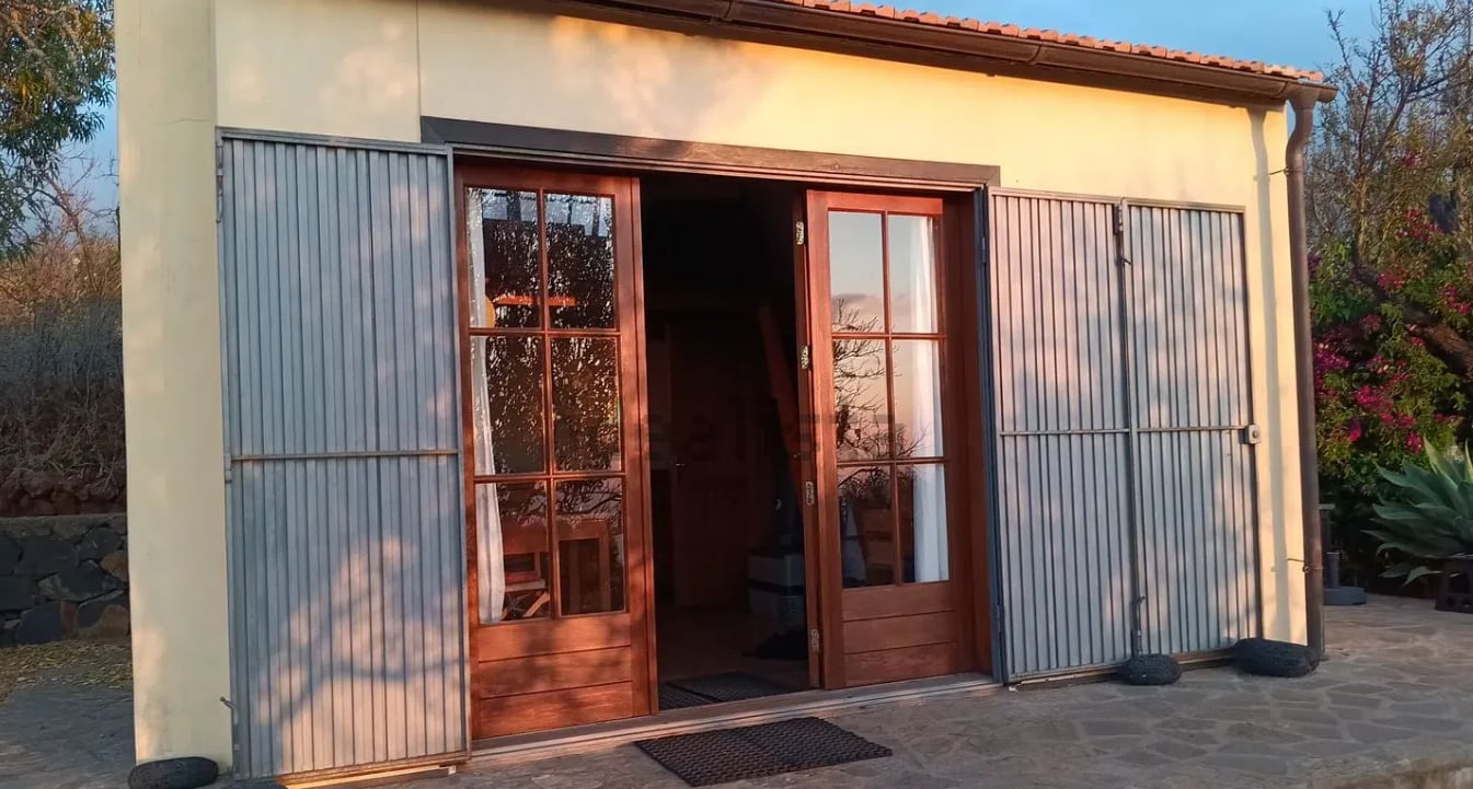 La entrada del "chalet"