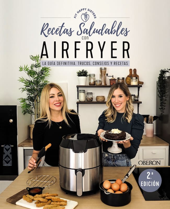 Portada de 'Recetas saludables con Airfryer' (Oberon).
