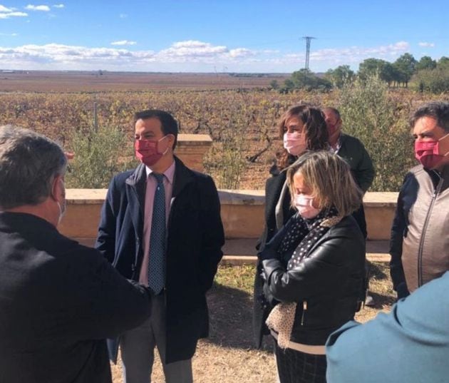 Arroyo durante su visita