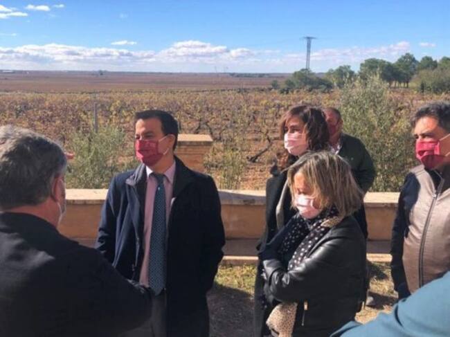 Arroyo durante su visita