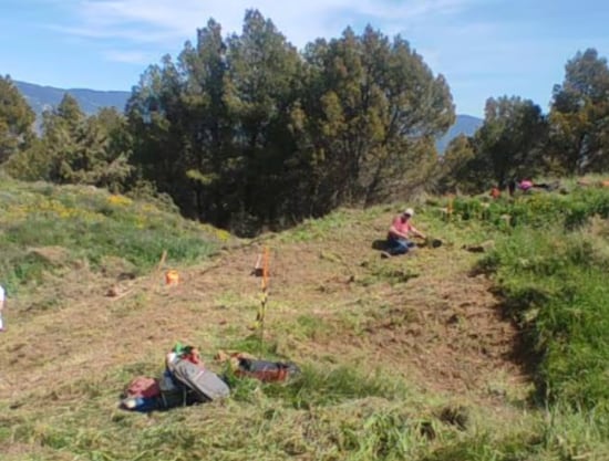 Trabajos de arqueología en el Castillo d&#039;Os Moros