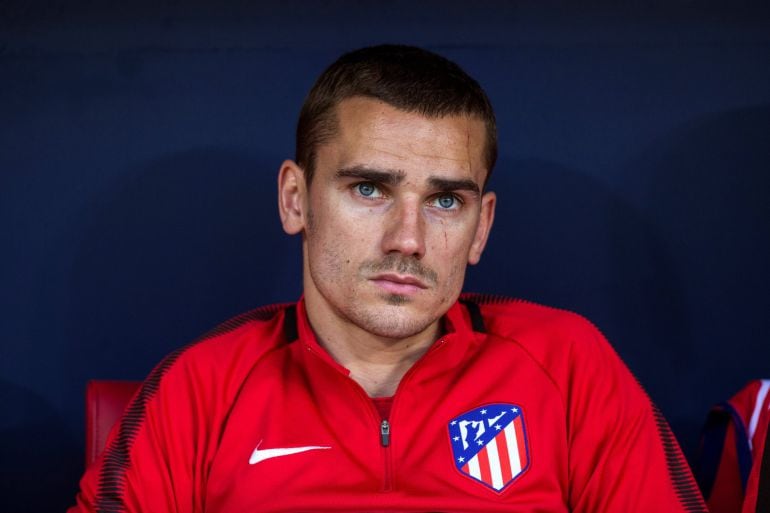 Griezmann, en el banquillo del Wanda Metropolitano