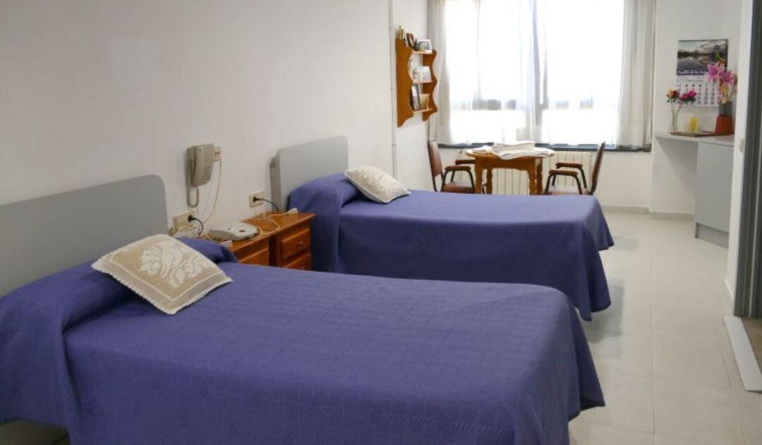 Habitaciones para los residentes de la Residencia Juan XXIII de Móstoles