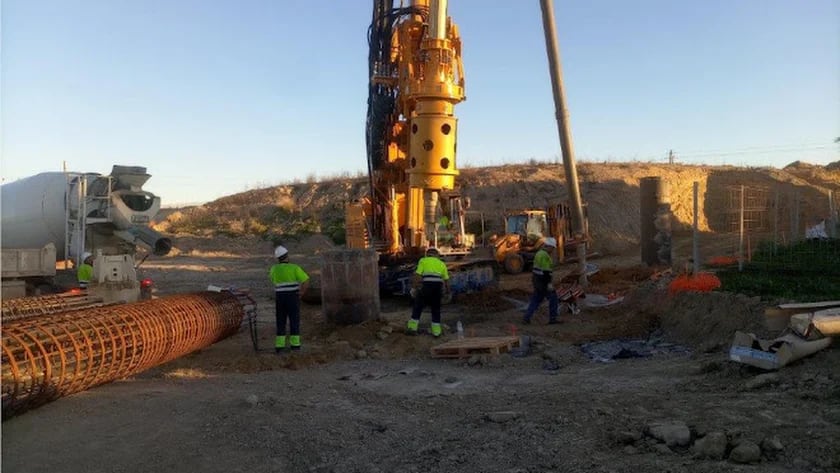 Obras del AVE en el tramo Pulpí- Vera.