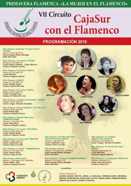 Cartel anunciador del anterio circuito &#039;Cajasur con el Flamenco&#039;