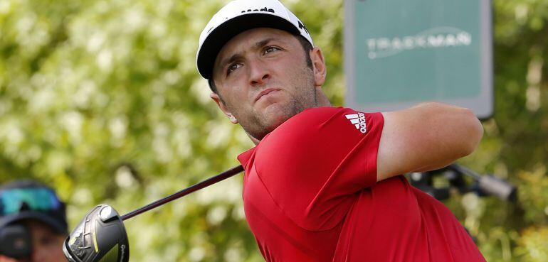 Jon Rahm golpea una pelota en el Mundial Match Play