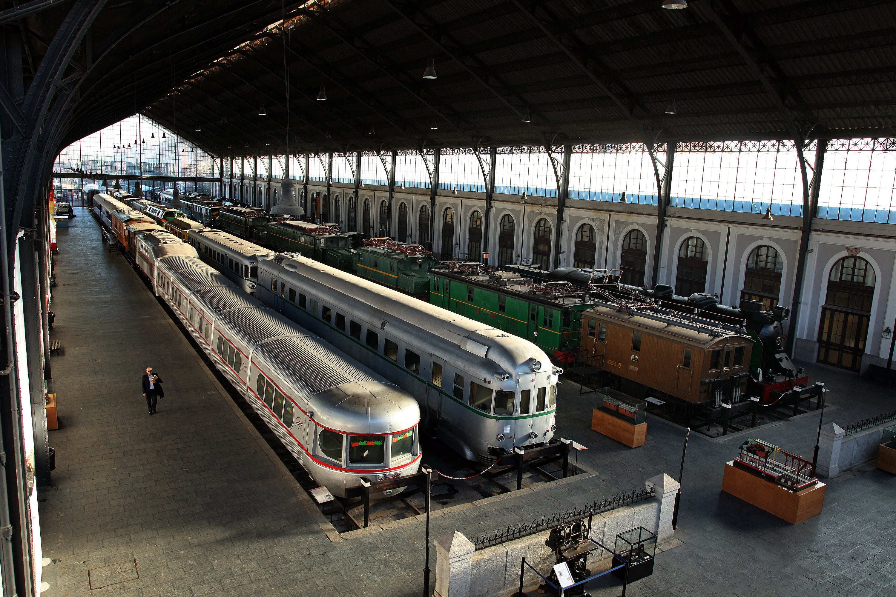 Imagen del Museo del Ferrocarril de Madrid.