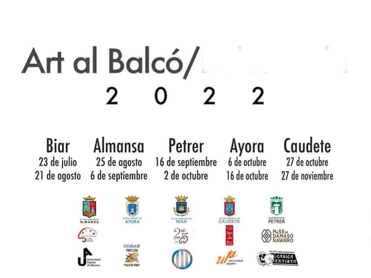 Nueva edición de ART AL BALCÓ en Biar