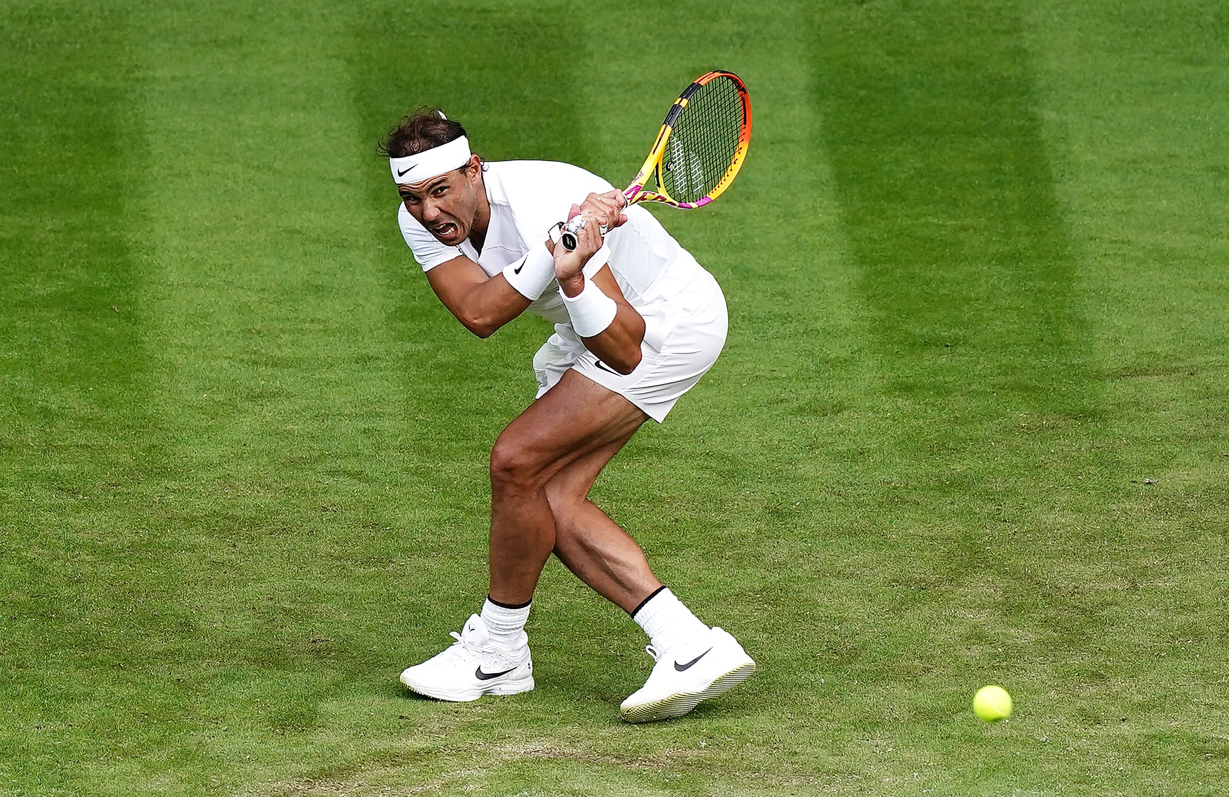 Rafael Nadal, durante su partido ante Francisco Cerúndolo