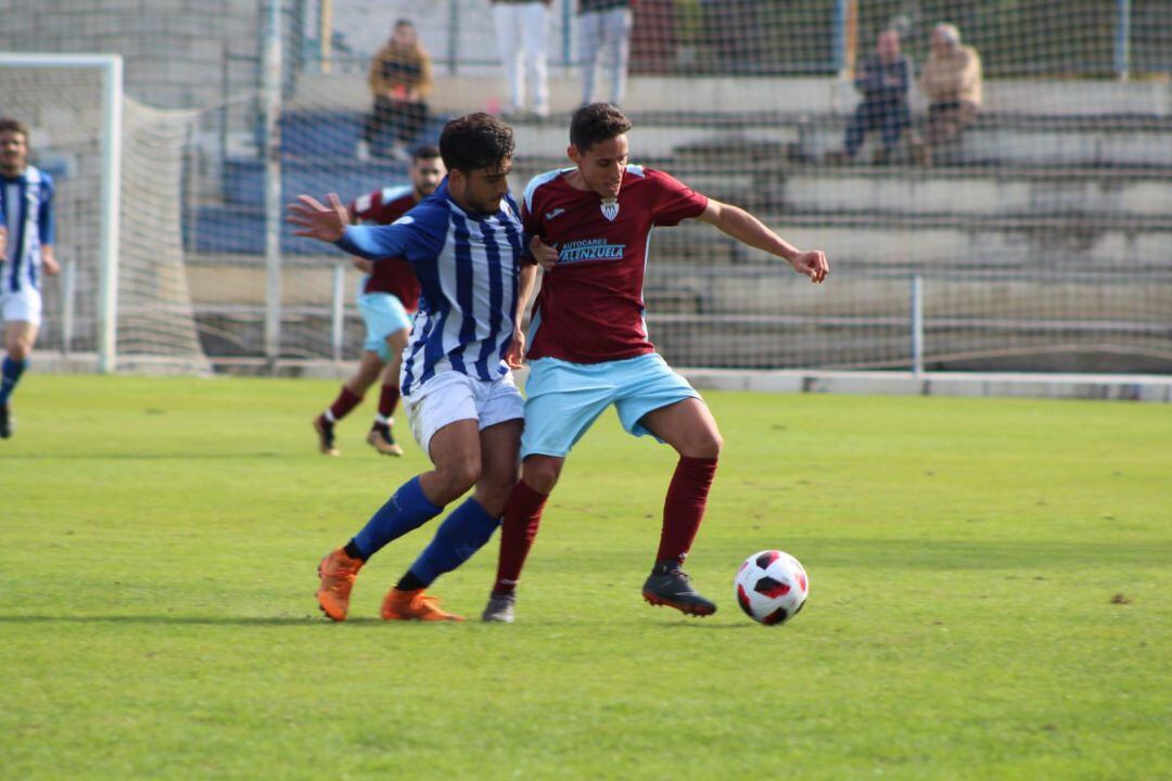 Manuel Caballero durante un partido esta temporada 