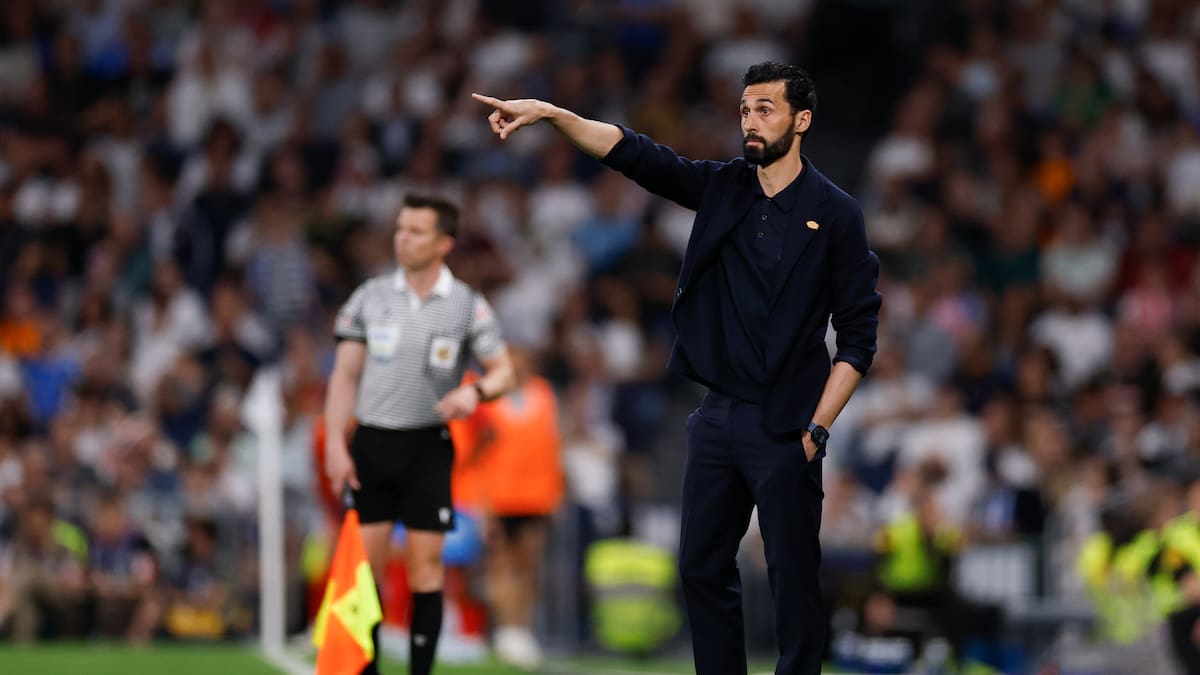 Arbeloa ironiza sobre la jugada polémica con Mbappé: "Es un penalti aquí y en la luna, es una más"