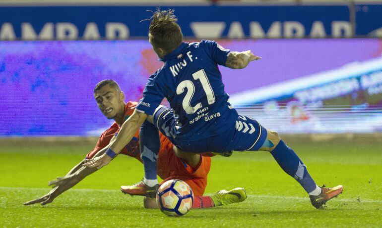 Kiko Femenía, en un lance del partido