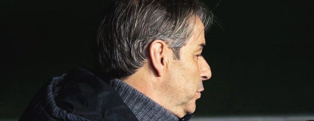 Natxo González en un partido