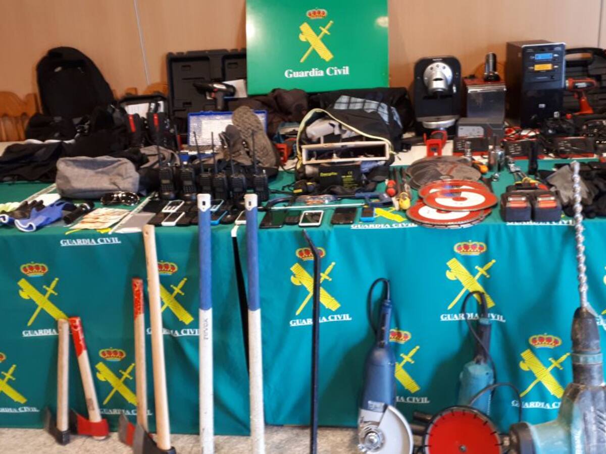 Cae una banda criminal que robaba naves industriales en Pontevedra