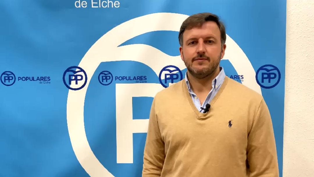 Pablo Ruz, portavoz municipal del PP en Elche