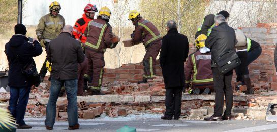 El muro que ha causado la muerte de dos personas