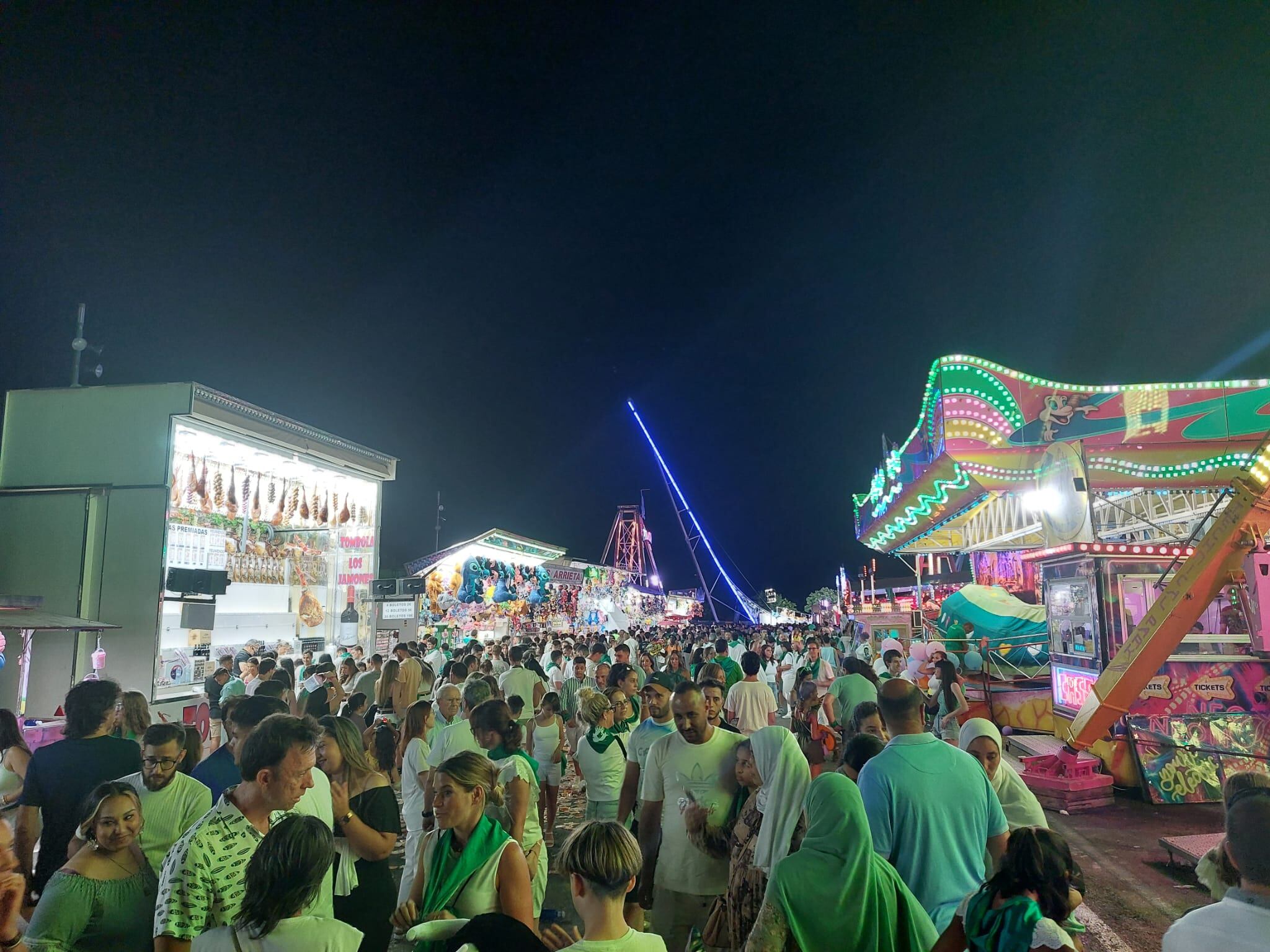 Recinto ferial San Lorenzo gente Huesca