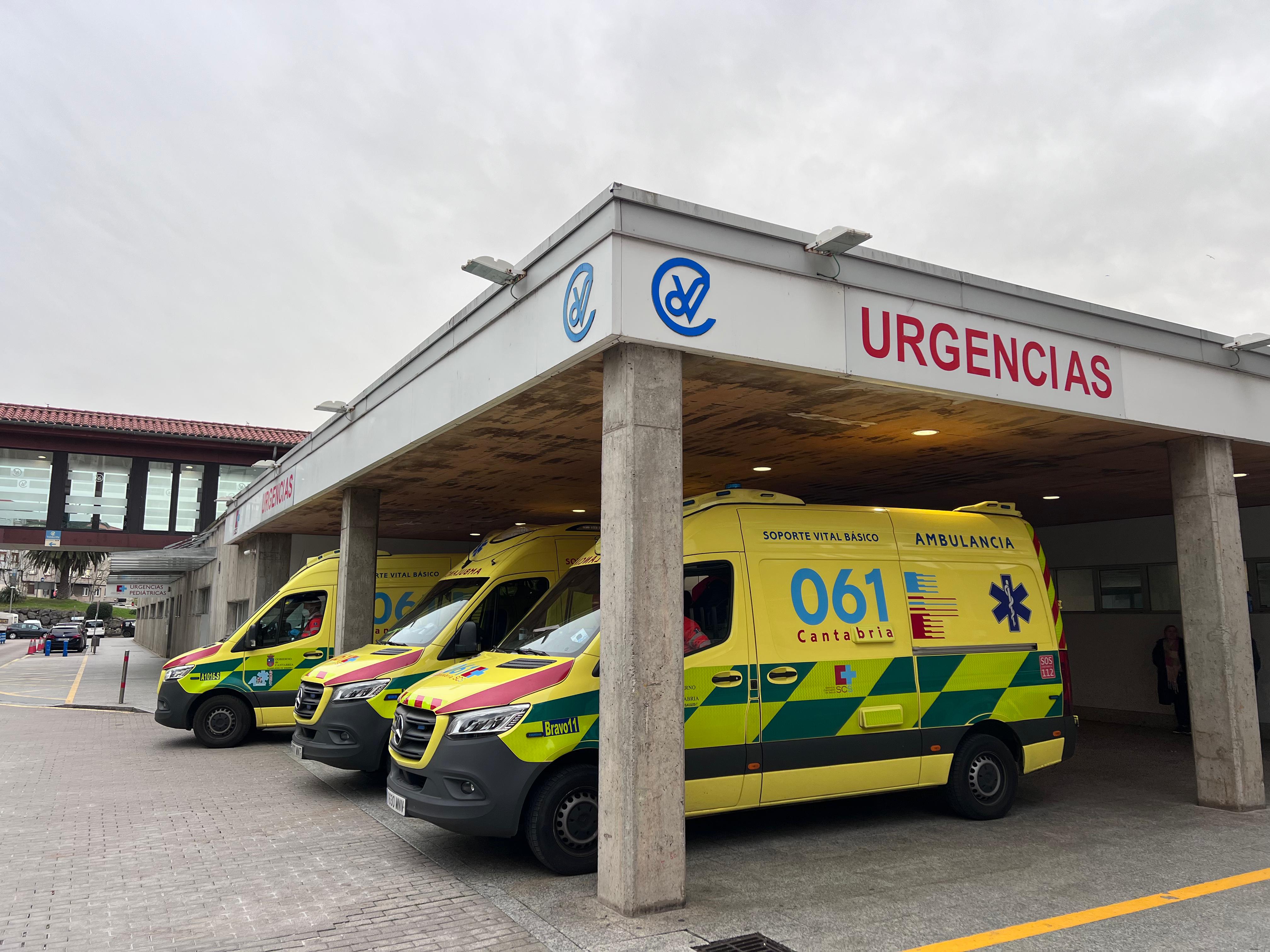 Servicio de Urgencias del Hospital Universitario Marqués de Valdecilla, en Santander.