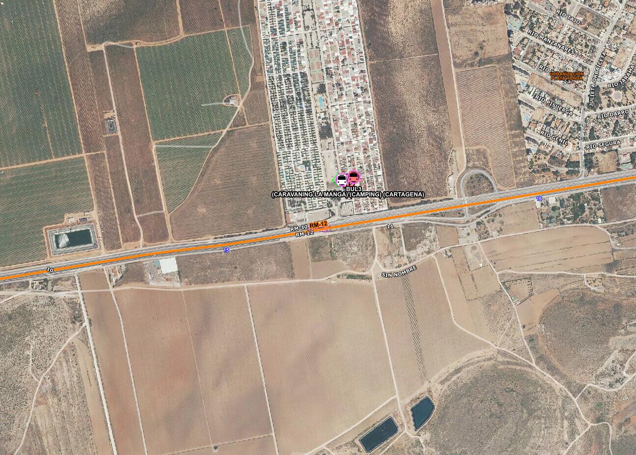 Camping "Villas Caravaning" en La Manga de Cartagena