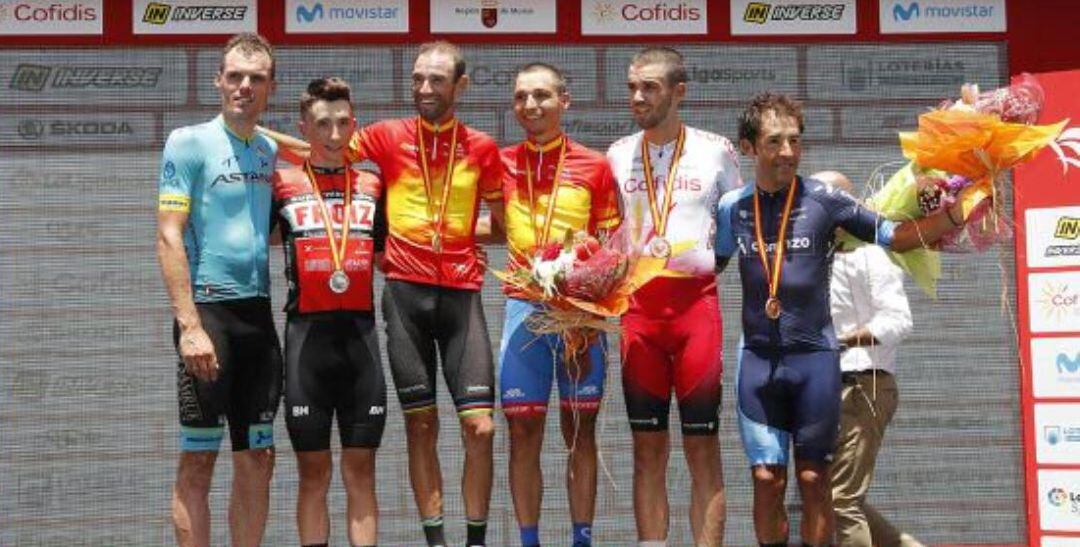 Ganadores de una edición anterior del Campeonato de España de Ciclismo.
