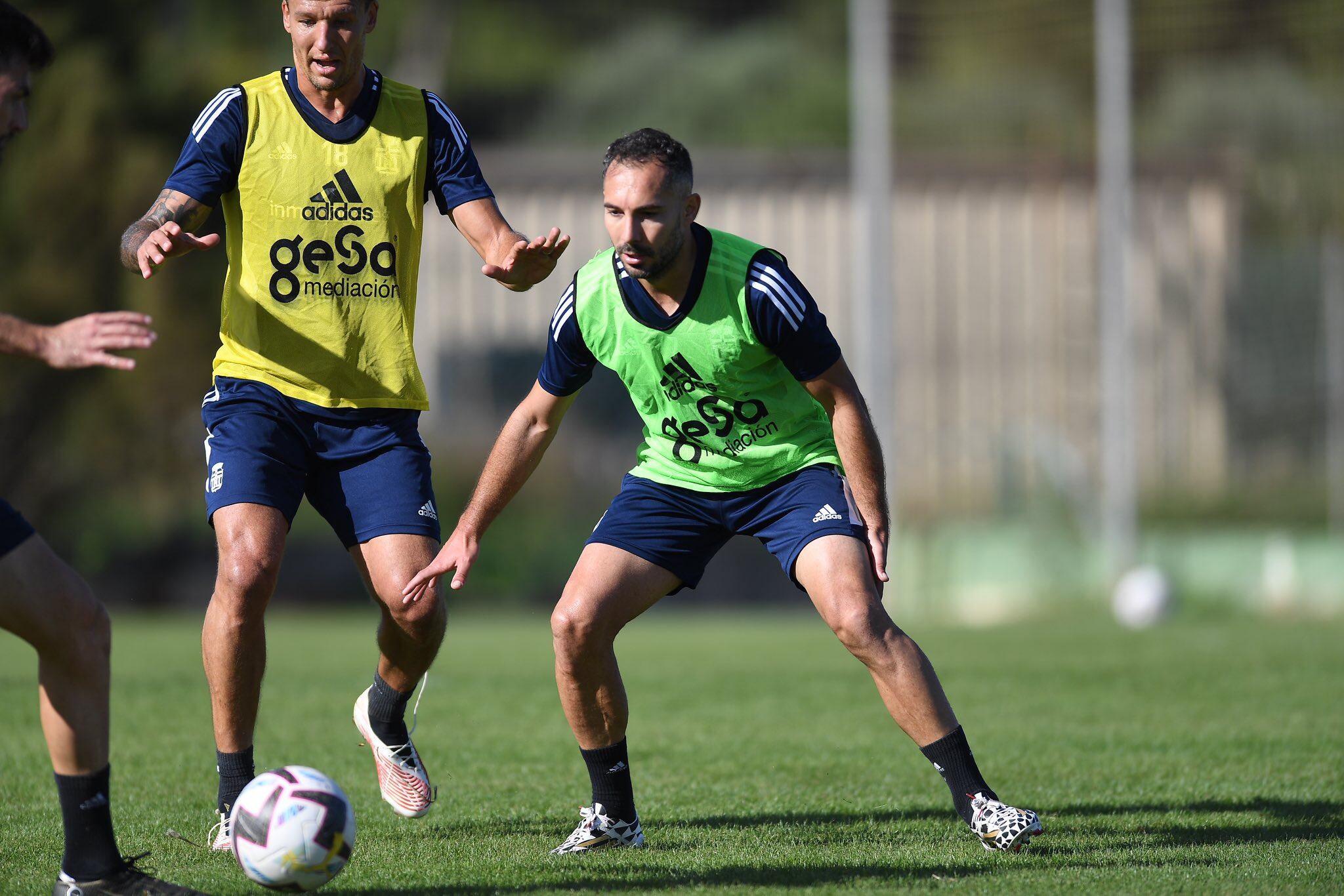 David Ferreiro durante el entrenamiento de este jueves en La Manga Club