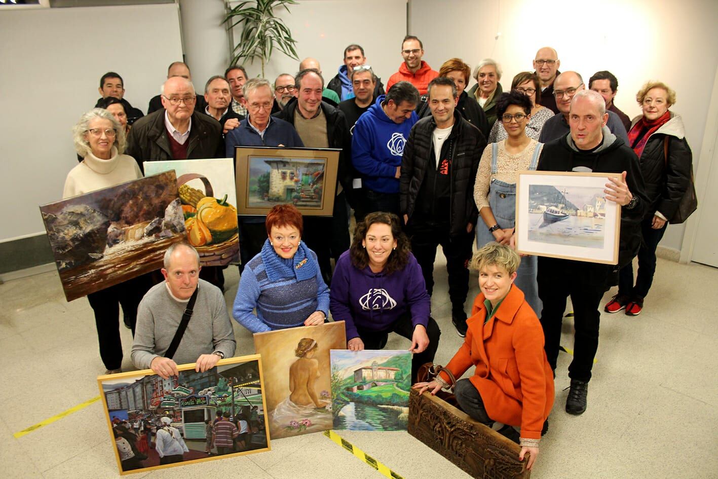 Foto de colaboradores del reto solidario de este año