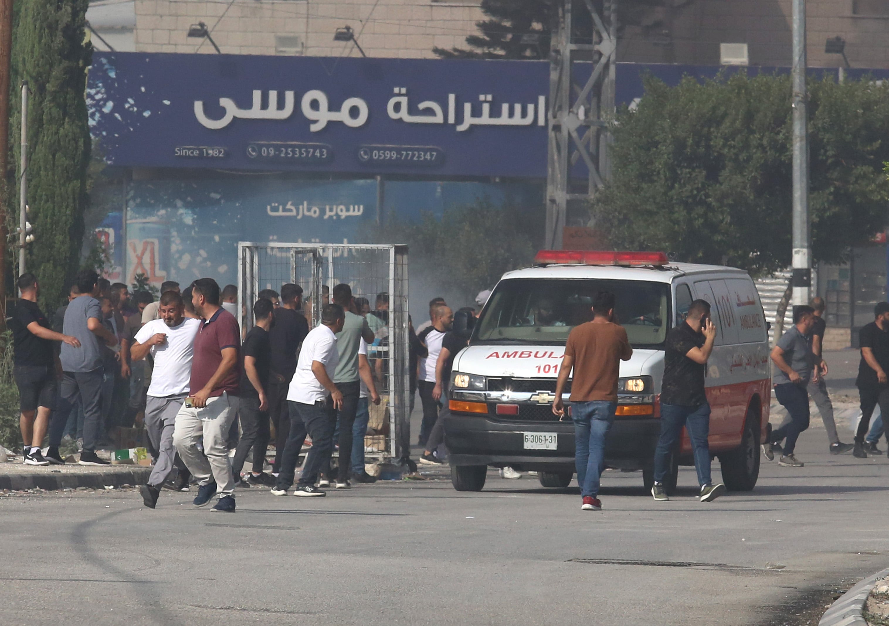 Imagen de la ciudad de Deir Sharaf, en Cisjordania, después de un ataque de colones y tropas israelíes el pasado 2 de noviembre