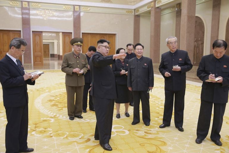 Kim Jong-un, mandatario de Corea del Norte