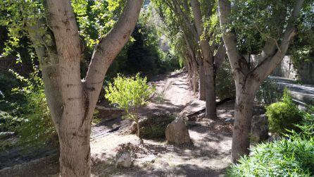 El curso del río es limpiado de sedimentos en cada dique tras evacuar el agua