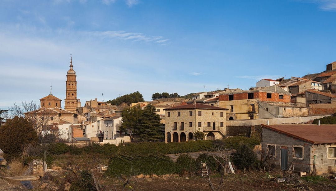 Panorámica de Burbáguena (Teruel) 