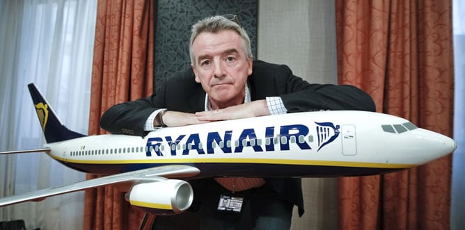 Michael O&#039;Leary, presidente de Ryanair, en una imagen de archivo