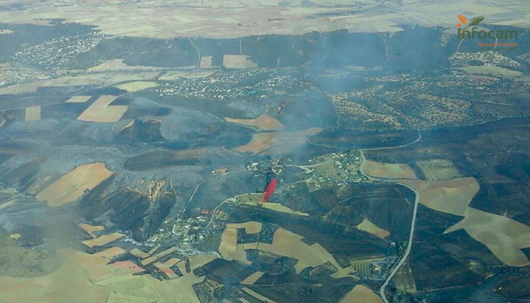 Incendio en El Casar