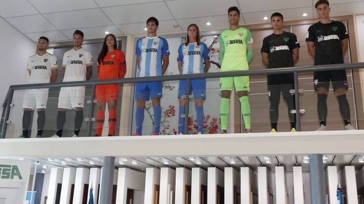 El Málaga y Tesesa presentaron su acuerdo por dos temporadas