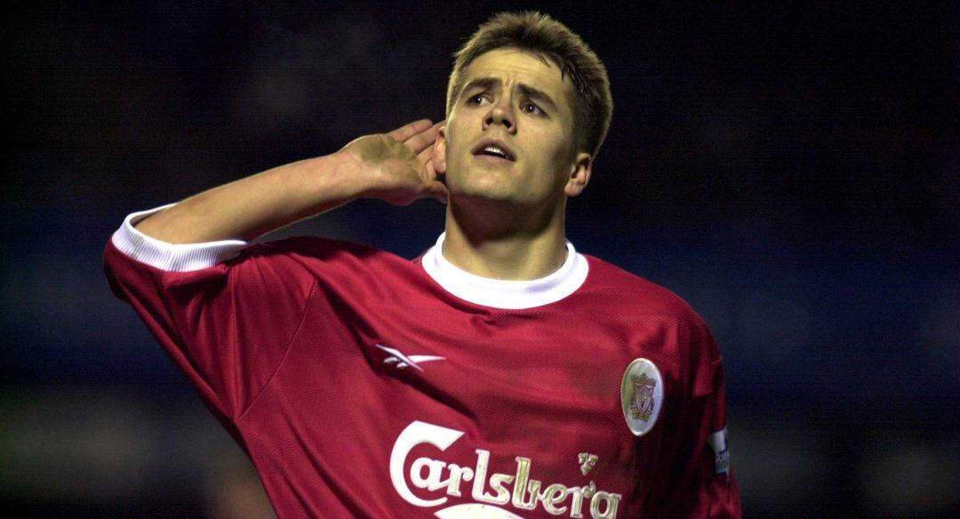 Michael Owen, en un partido con el Liverpool.