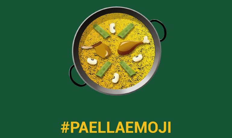 Imagen de la campaña #PaellaEmoji.