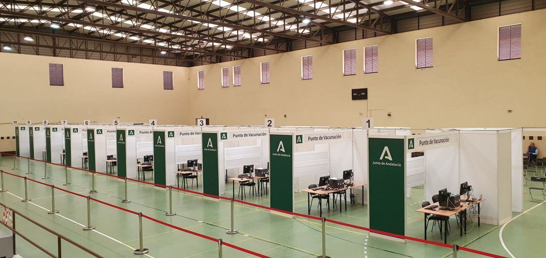Punto de vacunación masivo en Andalucía.
