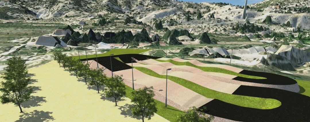 Así quedará la piesta de BMX homologada