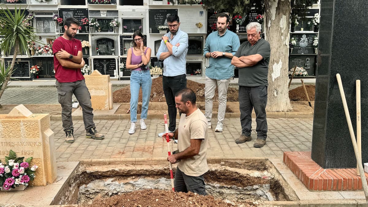 Daniel Gómez sobre el inicio de los trabajos de exhumación en las fosas comunes de Campillos