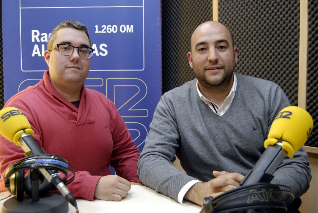 Miguel Ángel Cabot y Carlos Fenoy durante su intervención en el programa Hoy por Hoy Campo de Gibraltar