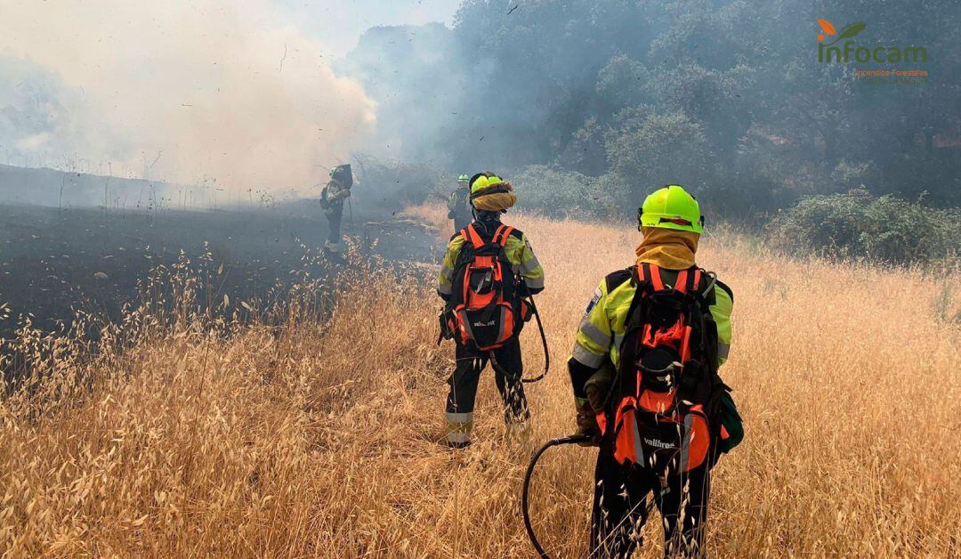 Controlado el incendio declarado en El Casar de Escalona.