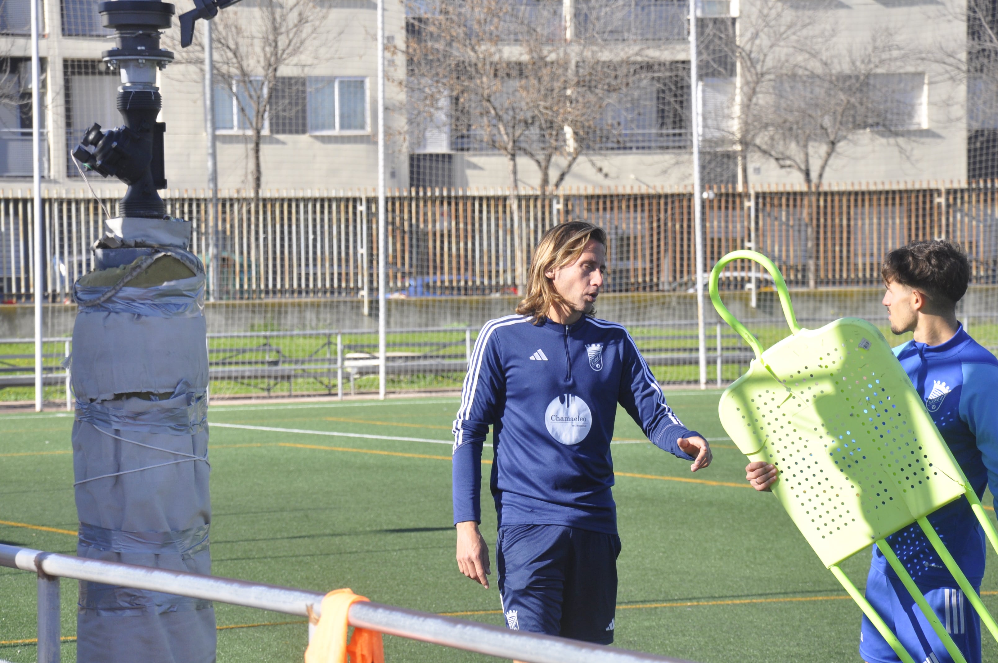 Checa durante un entrenamiento en La Granja