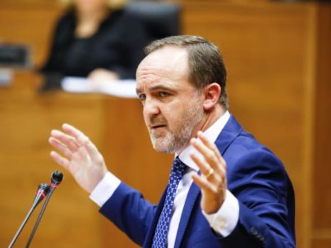 El presidente de UPN, Javier Esparza