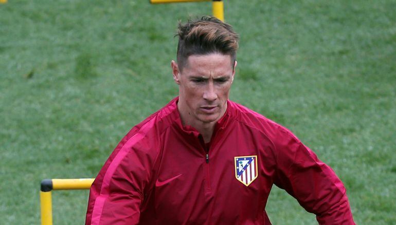 Fernando Torres se ejercita en Majadahonda