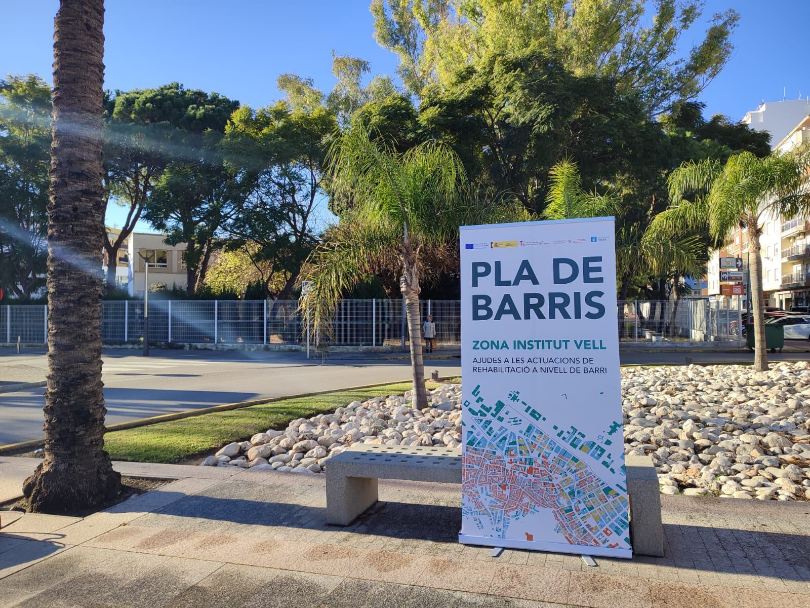 El Pla de Barris se desarrollará en la zona del Institut Vell de Oliva.