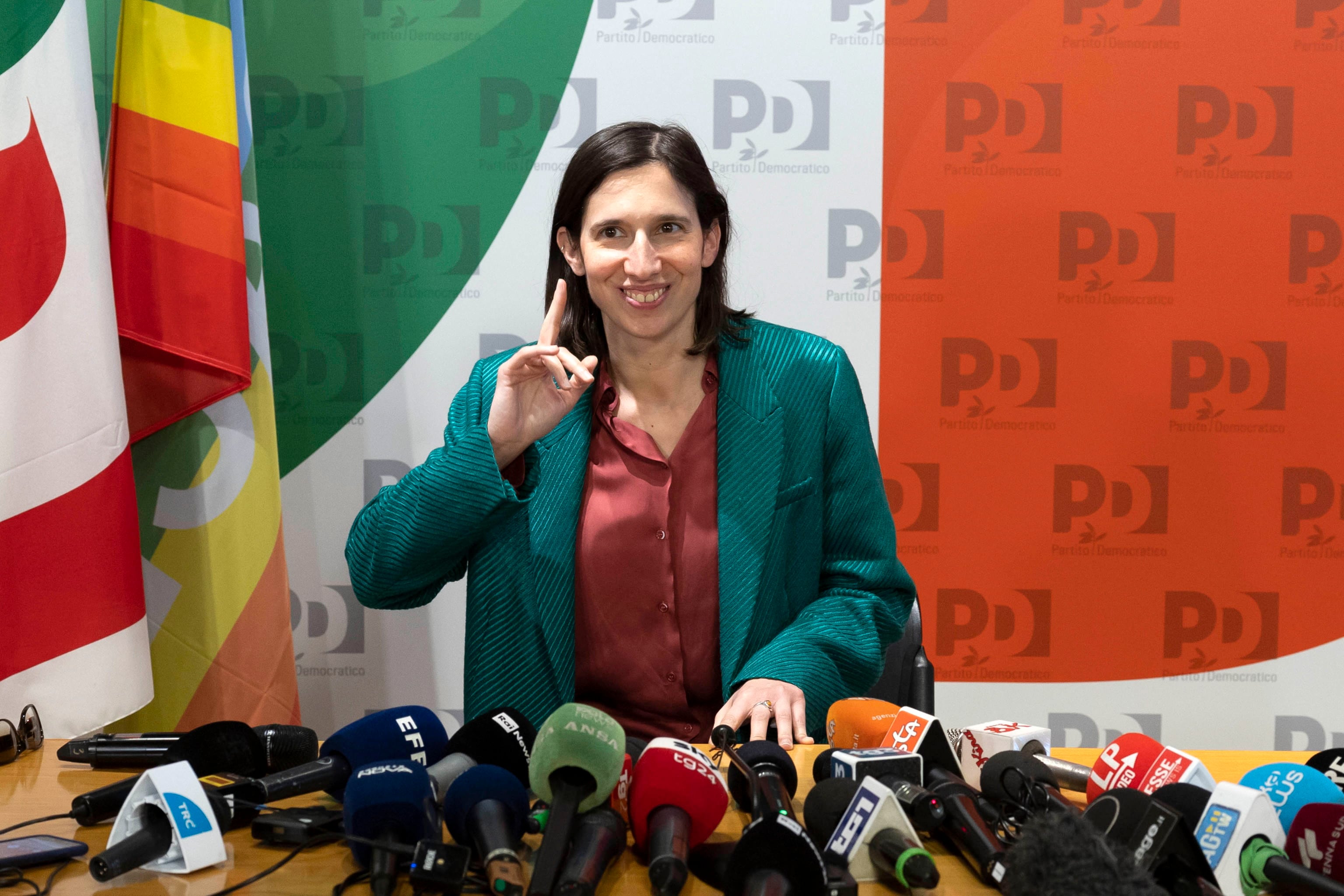 La nueva líder del PD de Italia, Elly Schlein