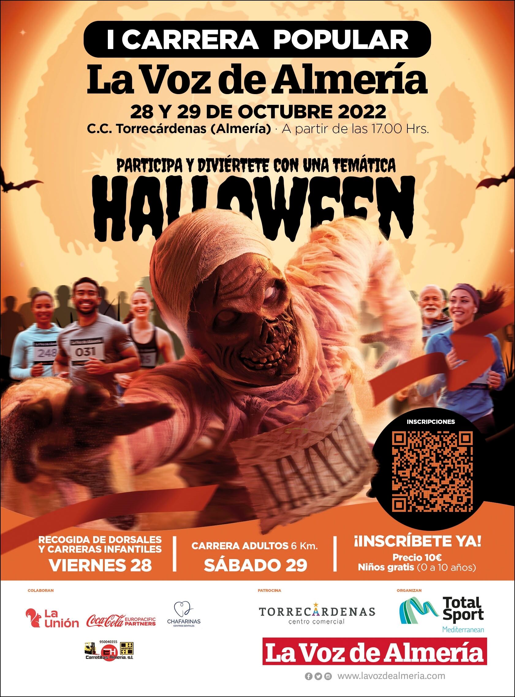 El cartel de la carrera popular LA VOZ.