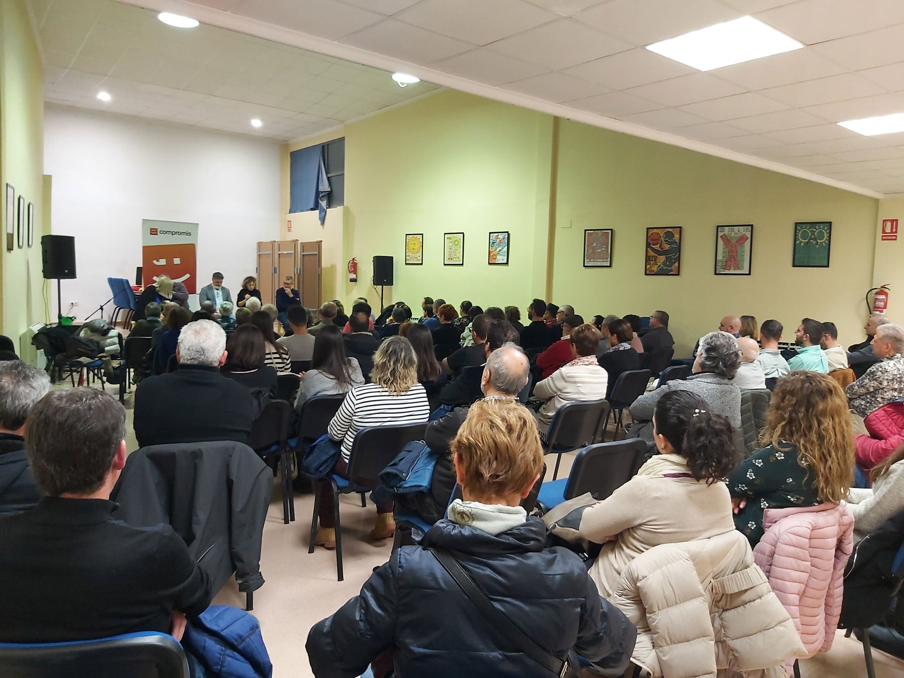 L'acte de presentació de Vicent Molina com candidat a l'alcaldia de Muro per Comrpromís per Muro ha tingut lloc a la Casa de Ferro