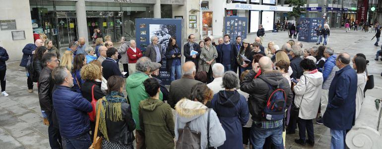 Inauguración de la exposición.