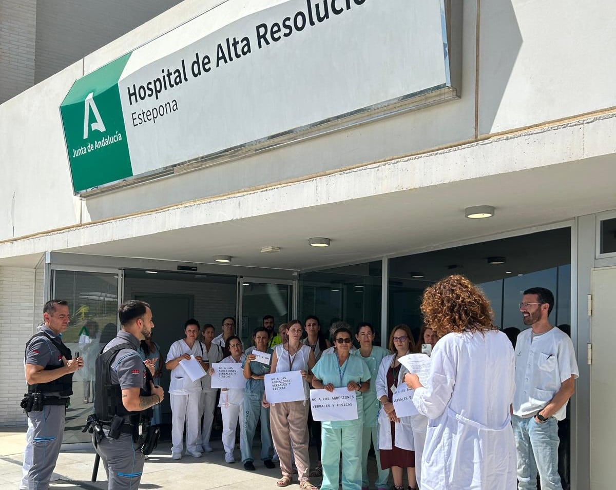 Concentración de apoyo en Marbella