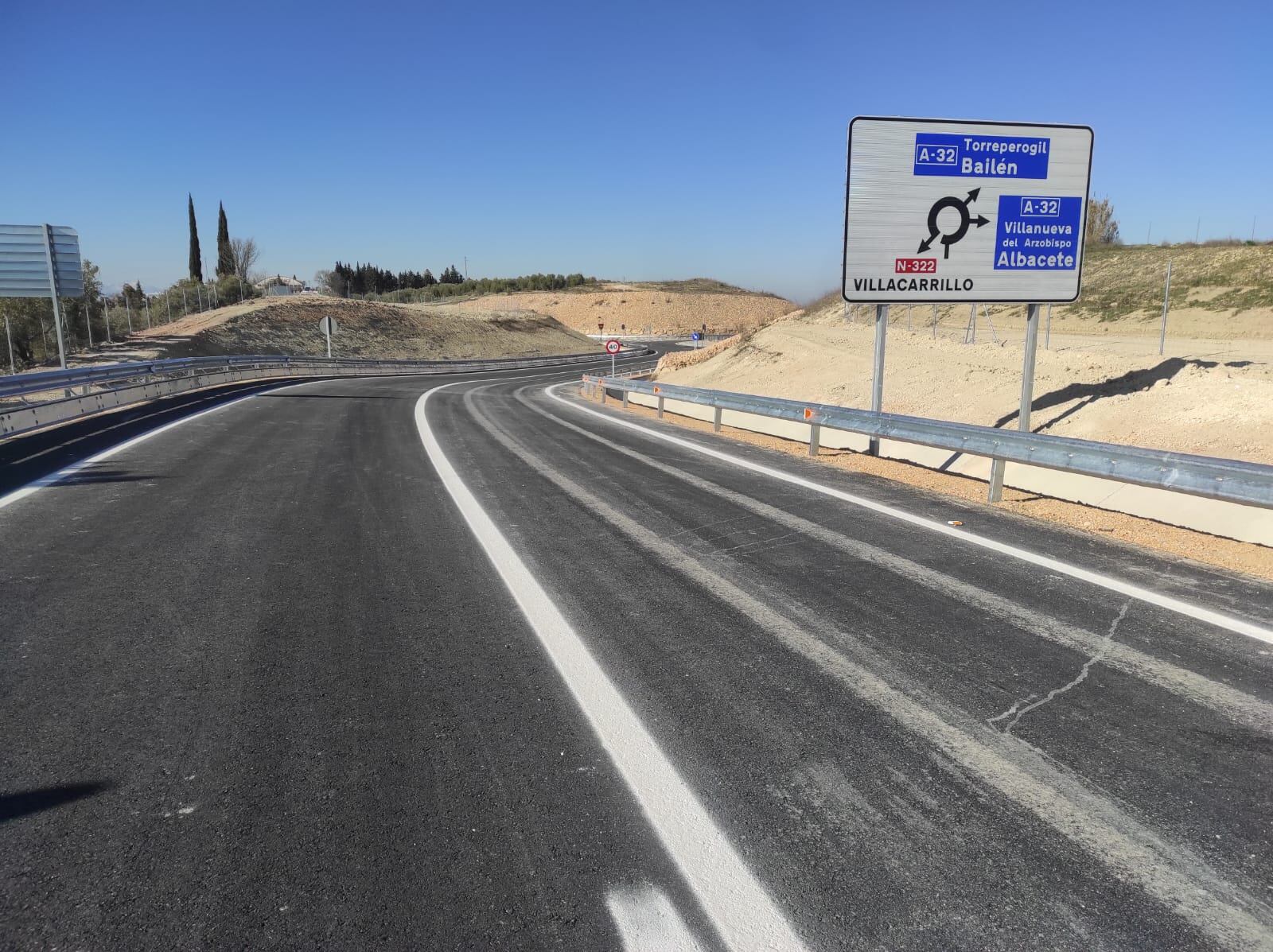 Segundo acceso a Villacarrillo desde la A-32